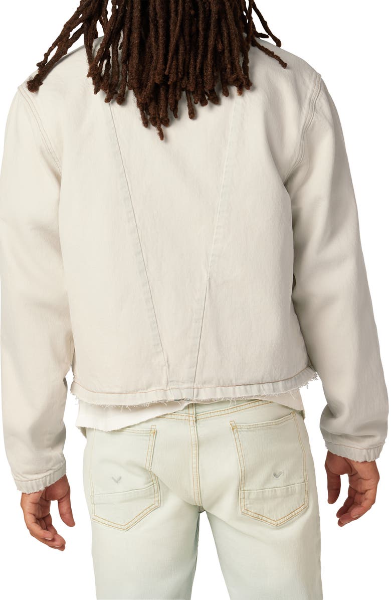 Hudson Jeans Crop Denim Coach's Jacket, Alternate, color, 