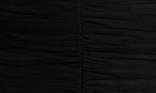 Ghrail Bronx Illusion Inset Tulle Cocktail Dress In Black