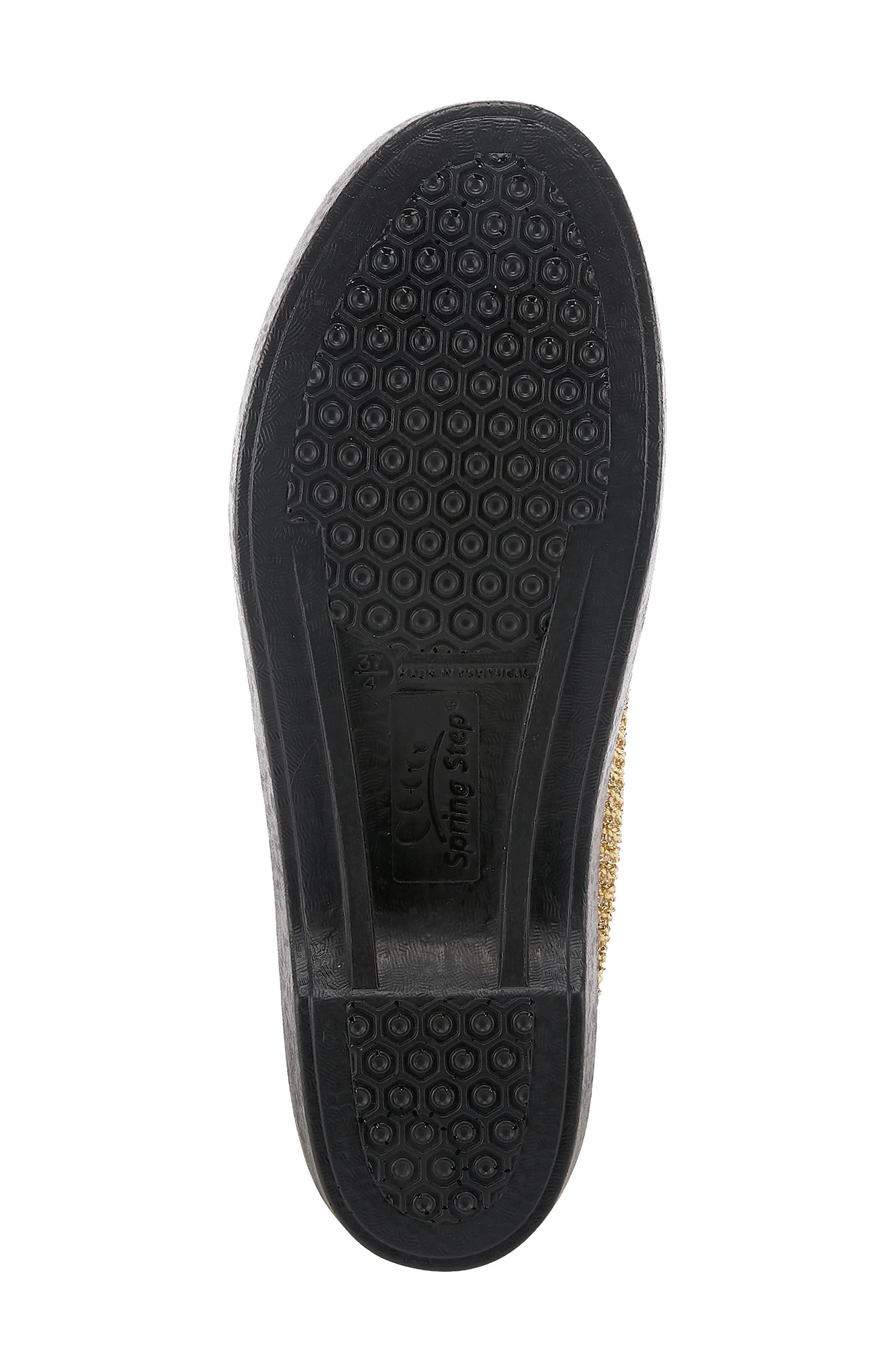 Spring Step Tender Ankle Boot, Alternate, color, Gold Fabric