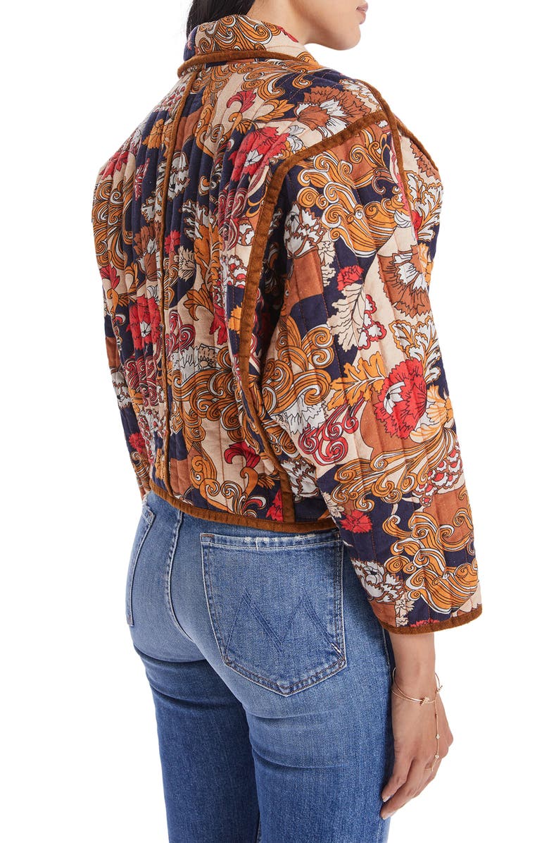 MOTHER The Big Time Bond Quilted Cotton Jacket, Alternate, color,
