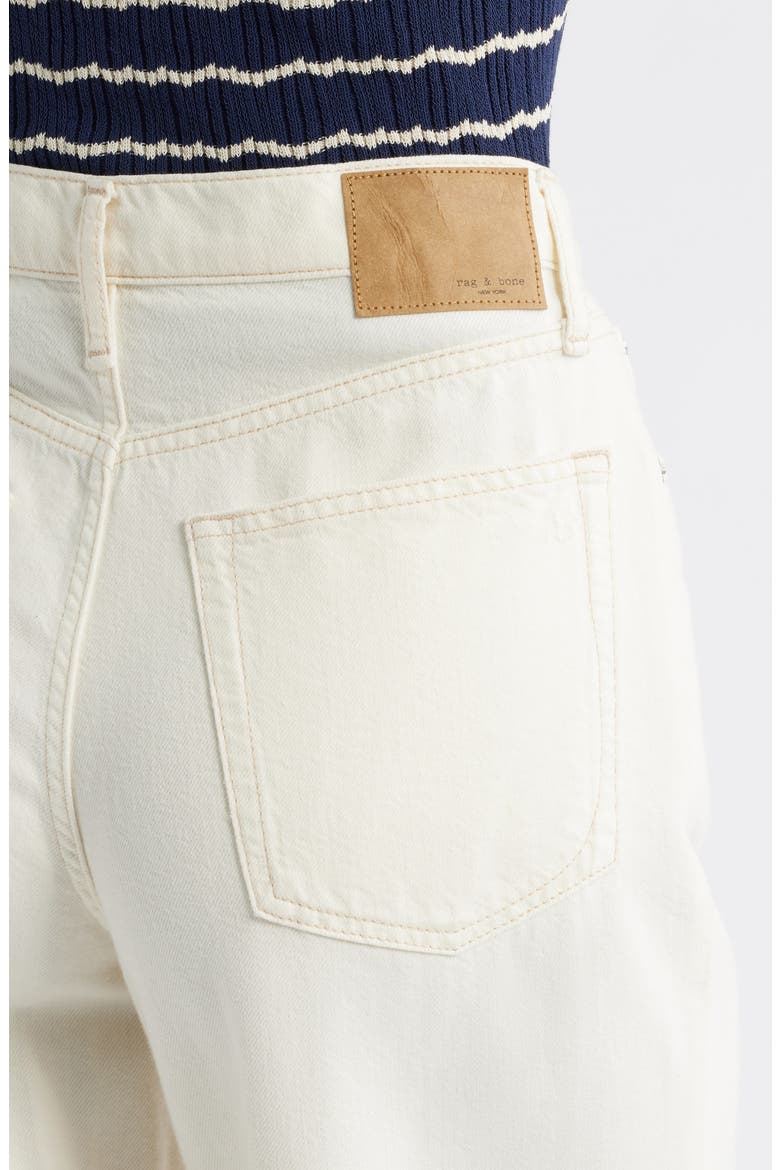 Featherweight Andi High Waist Ankle Wide Leg Jeans, Alternate, color, ECRU
