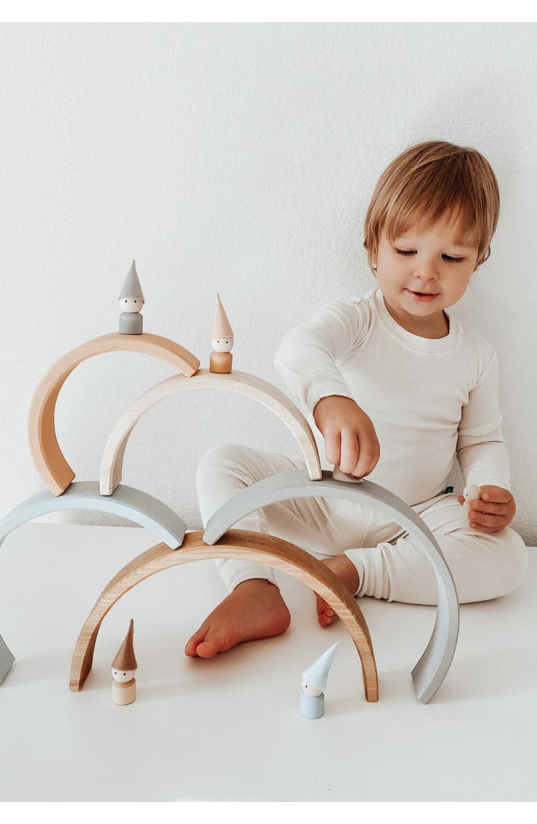 City Threads USA-Made Boys and Girls Soft Organic Cotton Pajama Set, Alternate, color, Black