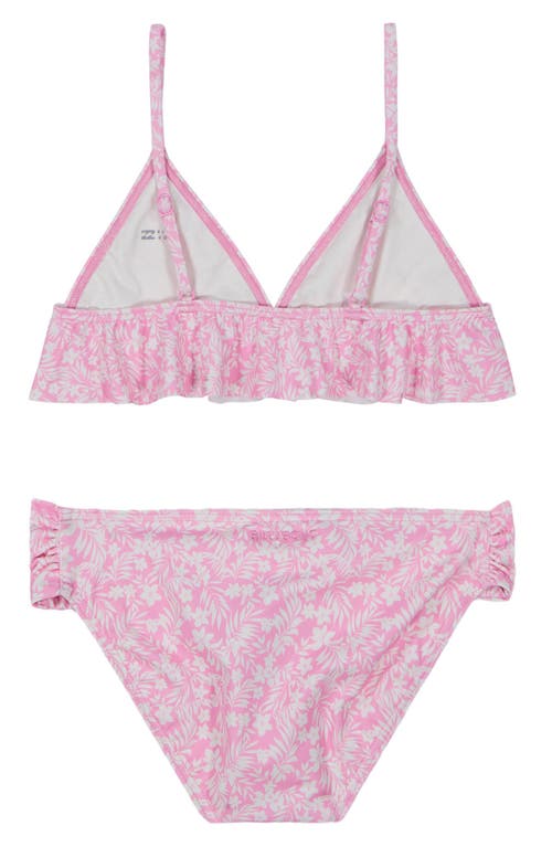 Shop Billabong Kids' Sweet Waves Floral Two-piece Swimsuit In Pink Dream