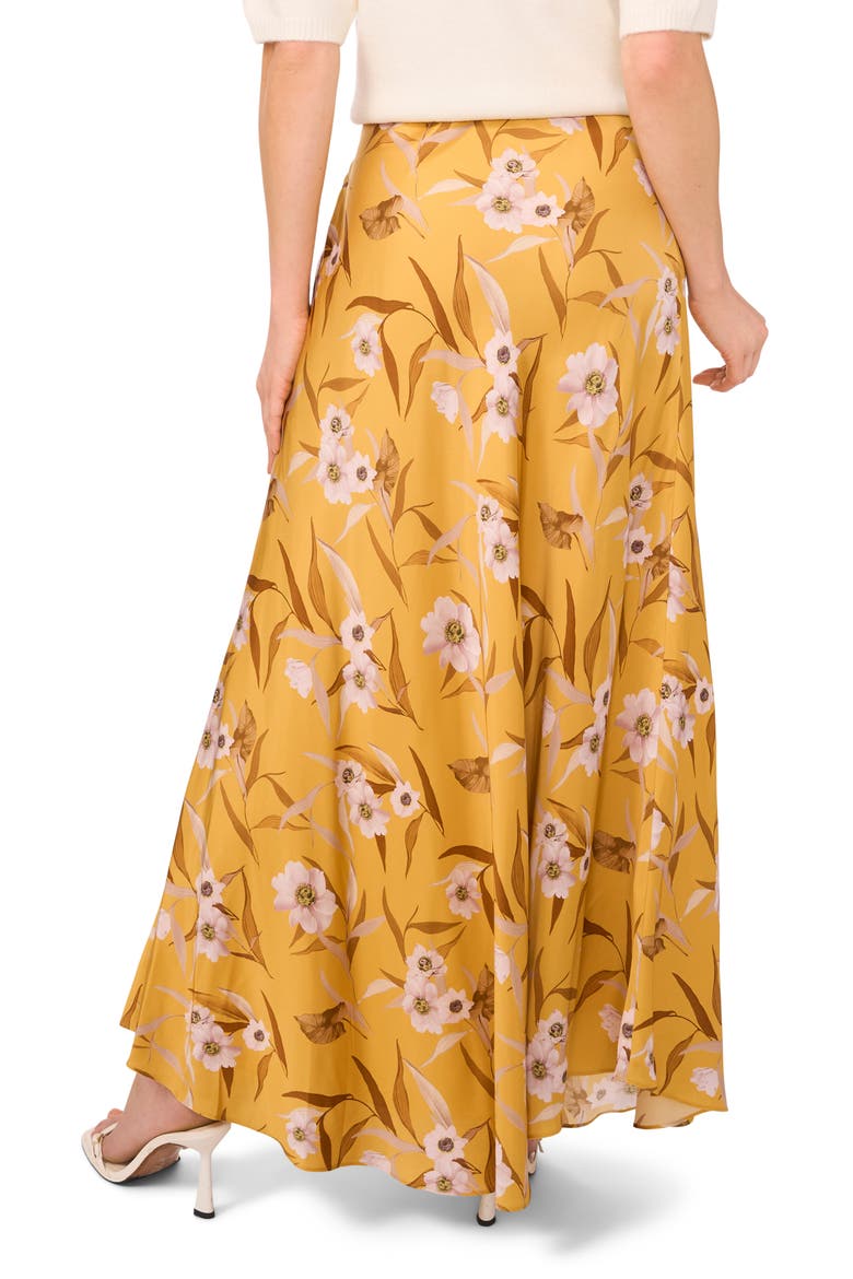 Floral Maxi Skirt, Alternate, color, FRESH APRICOT