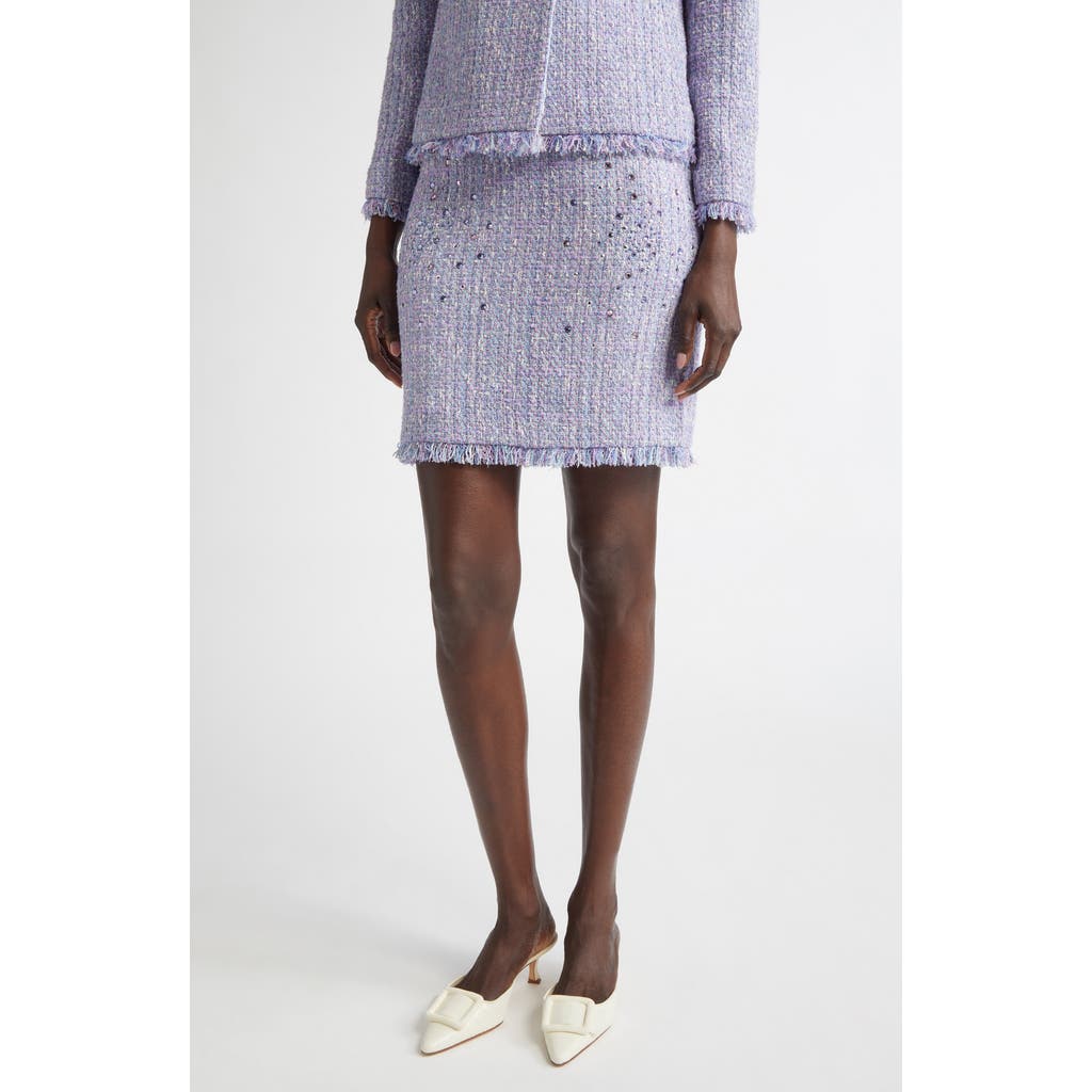 St John St. John Collection Darcy Monroe Tweed Skirt