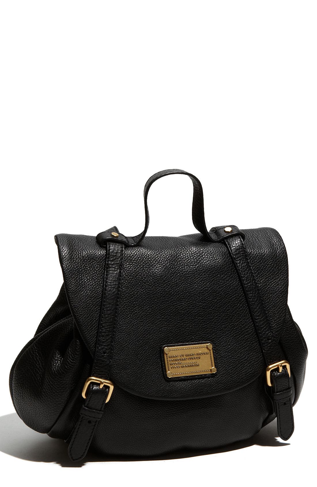 Marc Jacobs MARC BY MARC JACOBS 'Classic Q' Leather Backpack, Main, color, 