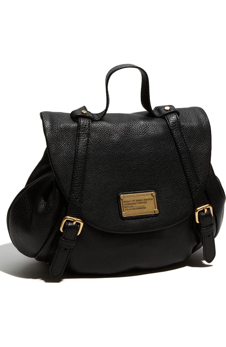 Marc Jacobs MARC BY MARC JACOBS 'Classic Q' Leather Backpack, Main, color,