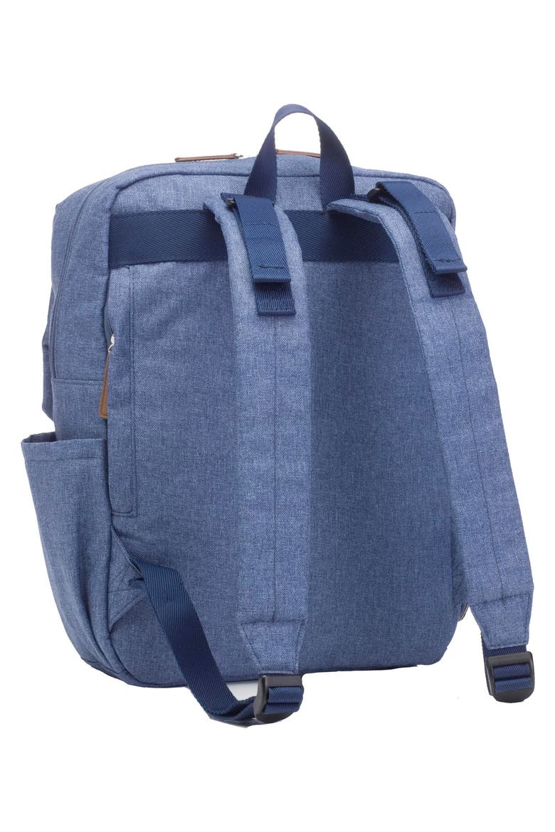 George Water Resistant Diaper Backpack, Alternate, color, MID BLUE/ OATMEAL