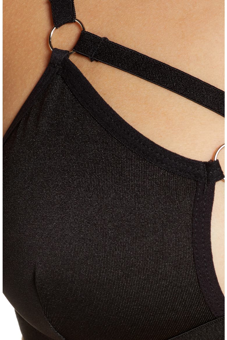 Strappy Bralette, Alternate, color, BLACK