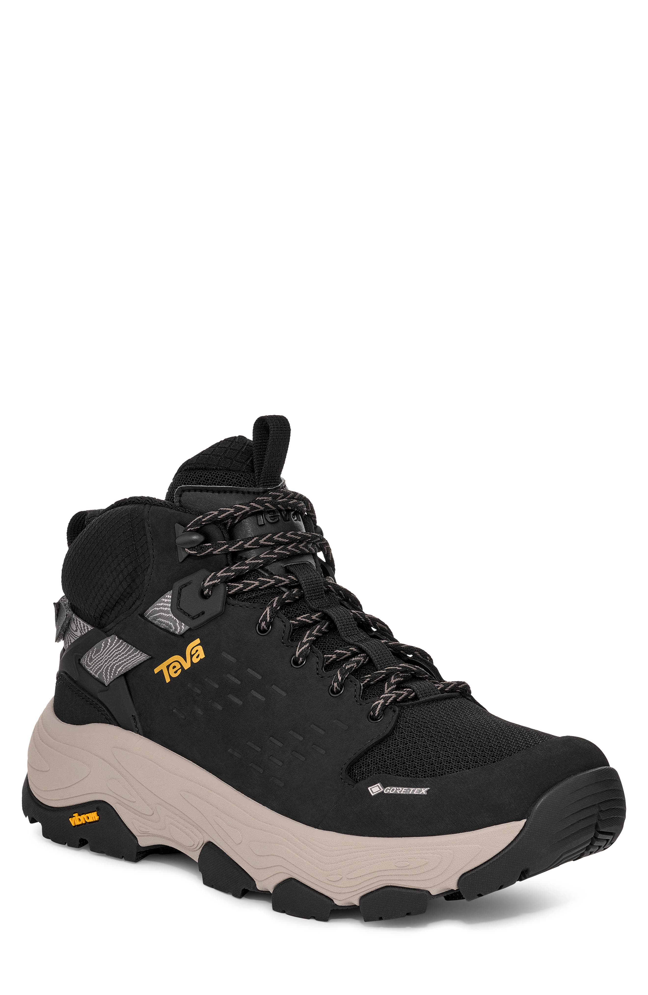 Teva Grandview Max Gore-Tex<sup>®</sup> Waterproof Hiking Boot, Main, color, Black