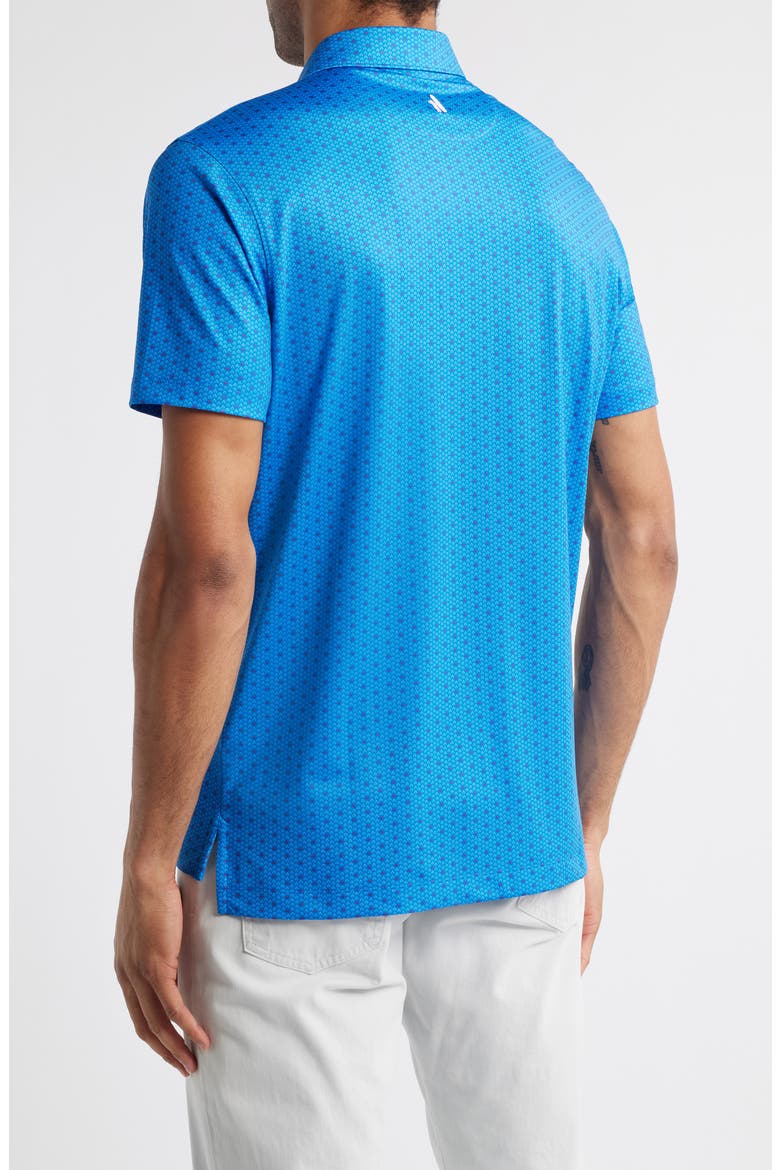 Emillio Geo Print PREP-FORMANCE Golf Polo, Alternate, color, PALISADES BLUE