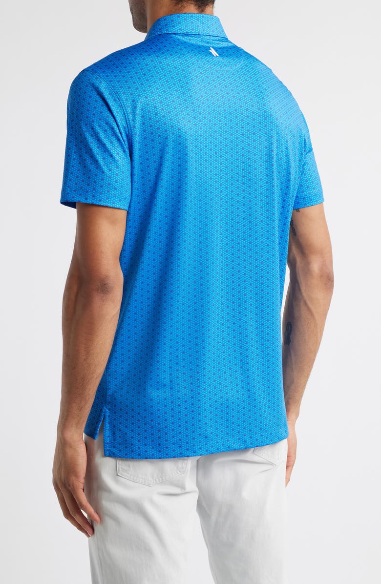 johnnie-O Emillio Geo Print PREP-FORMANCE Golf Polo, Alternate, color, Palisades Blue