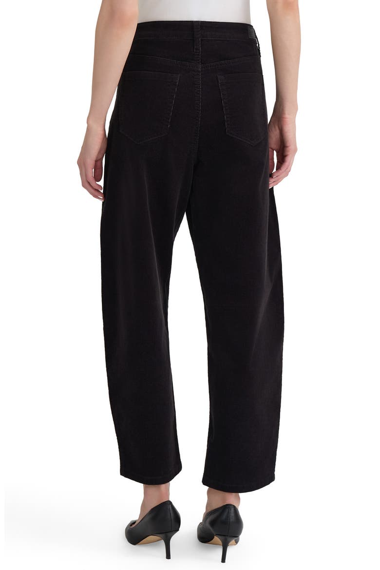 Lexington Barrel Leg Ankle Pants, Alternate, color, JONES BLACK