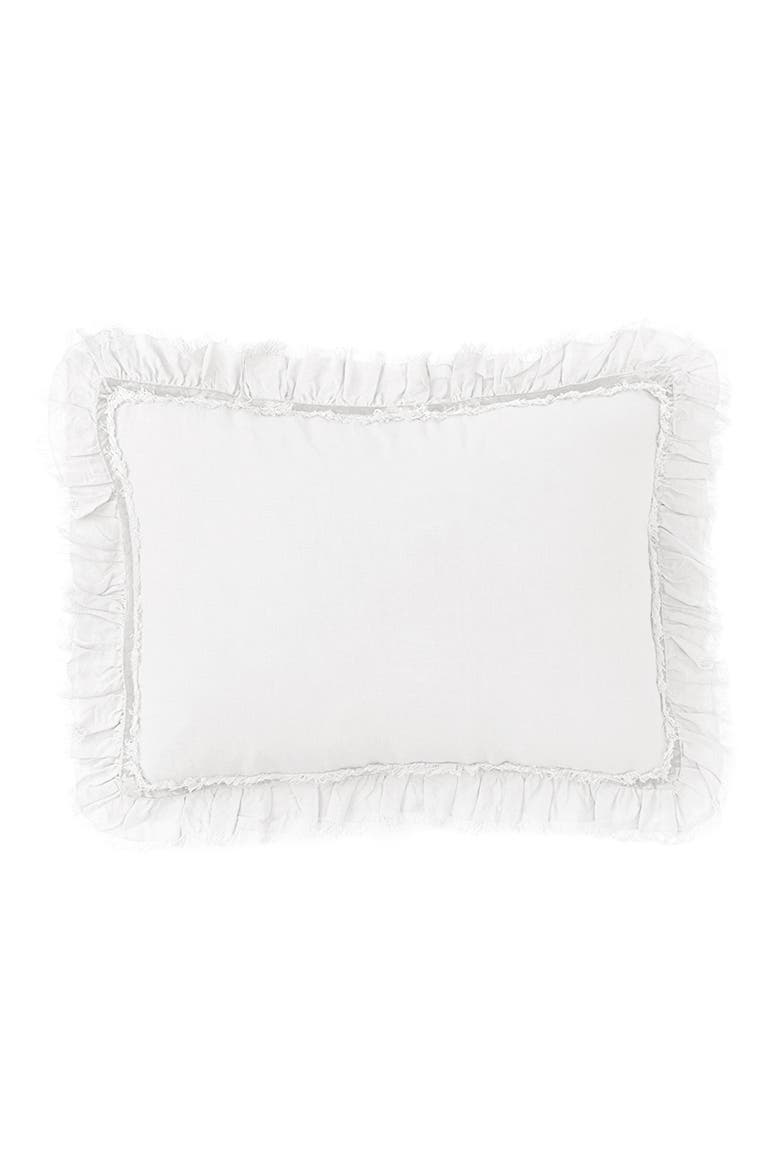 Large Mathilde Accent Pillow, Main, color, WHITE