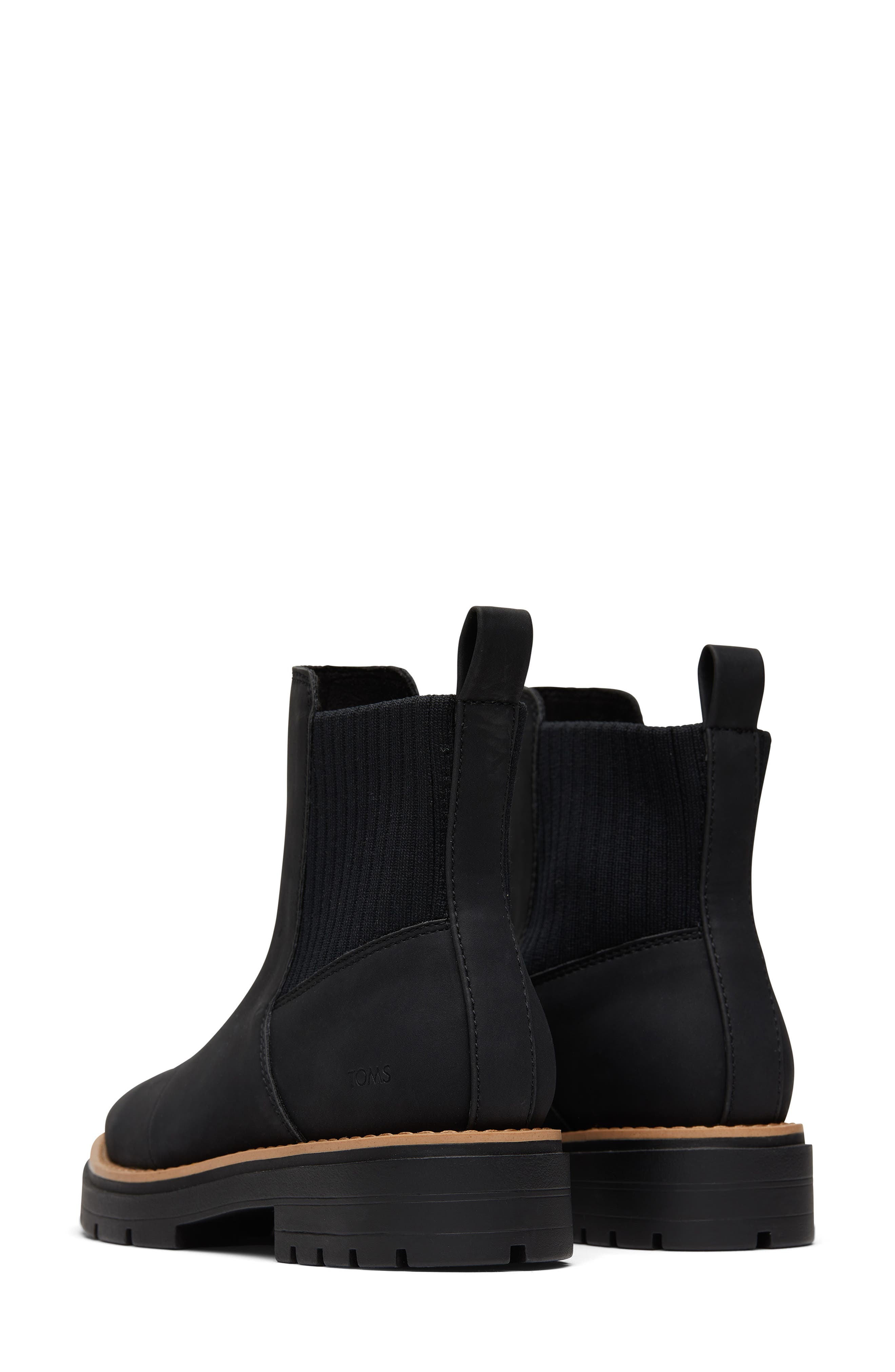 TOMS Cort Chelsea Boot, Alternate, color, Black