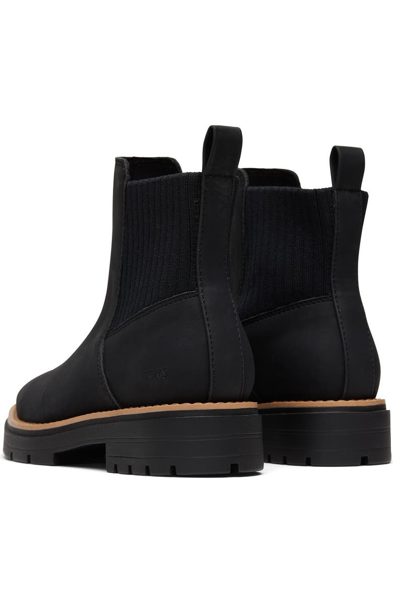TOMS Cort Chelsea Boot, Alternate, color, Black