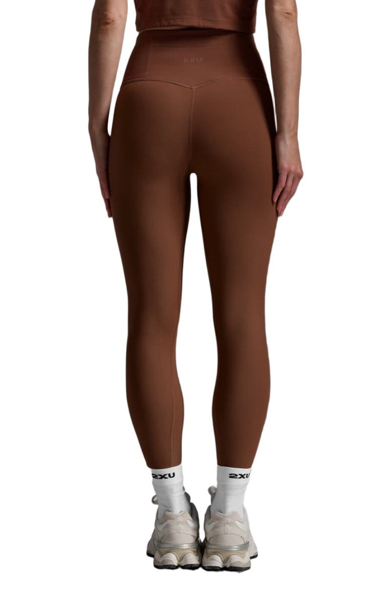 2XU Fluid Hi-Rise Tights, Alternate, color, Sepia/Sepia