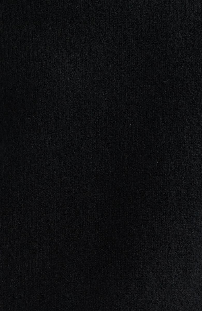 Hatley Swing Turtleneck Long Sleeve Sweater Dress, Alternate, color, Black