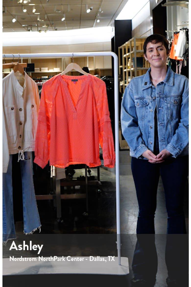 Raglan Sleeve V-Neck Top video