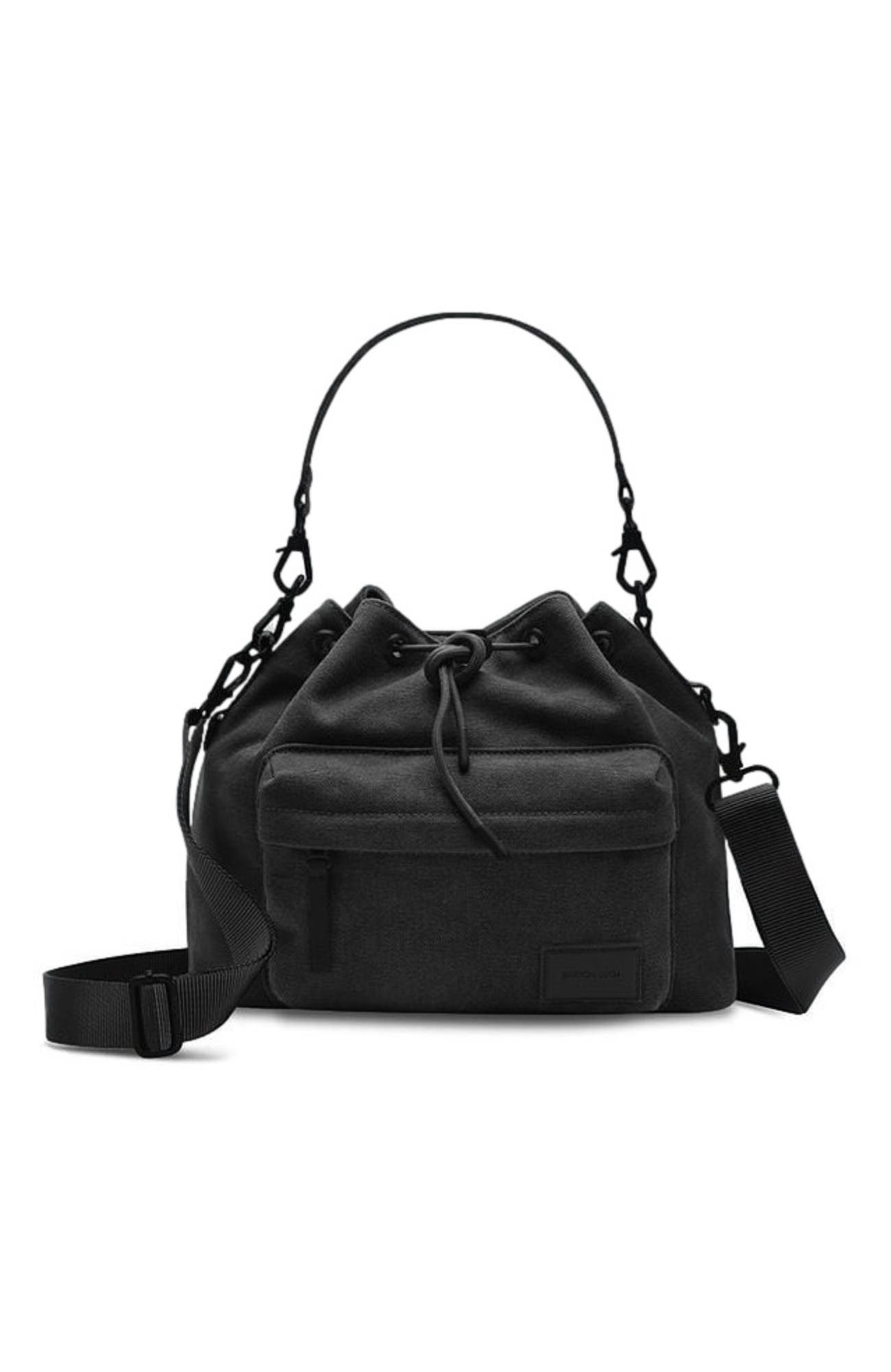 Spläsh Bucket Crossbody Weave, Alternate, color, Weave Black