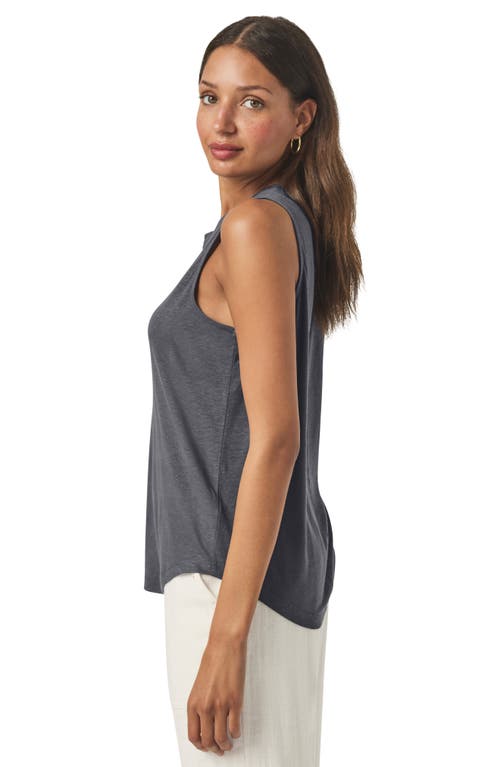 SPLENDID SPLENDID CADY CREWNECK LINEN BLEND TANK 