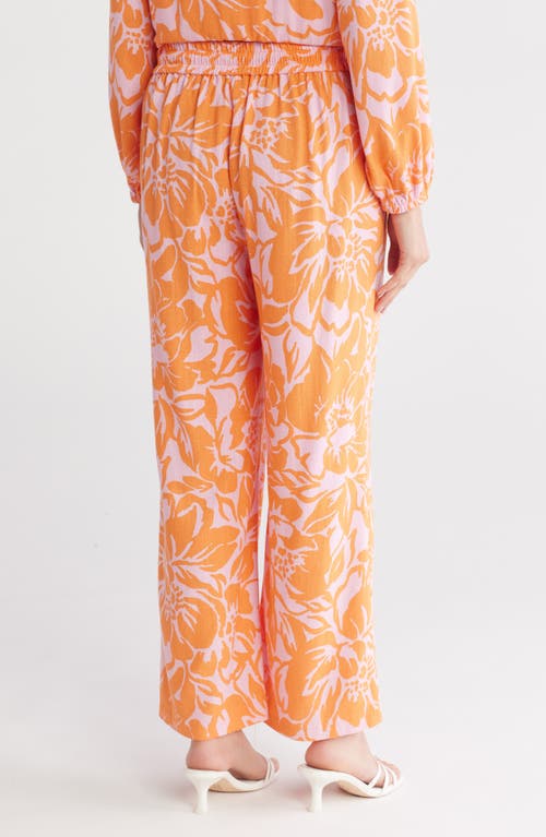 GEMMA + JANE GEMMA + JANE PALM PRINT PULL-ON PANTS