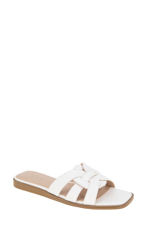 Meltem Square Toe Slide Sandal