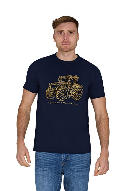 Raging Bull Mf Tractor T-shirt In Blue