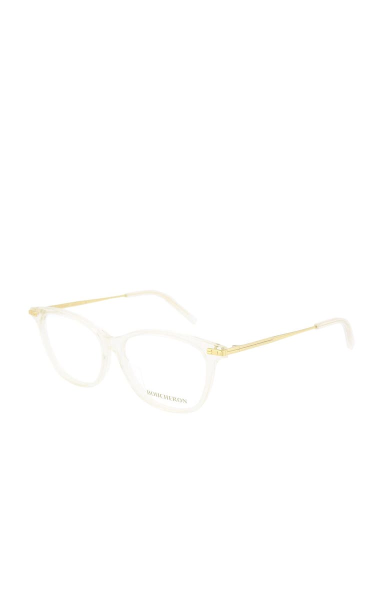Boucheron 54mm Square Cat Eye Optical Frames, Alternate, color,