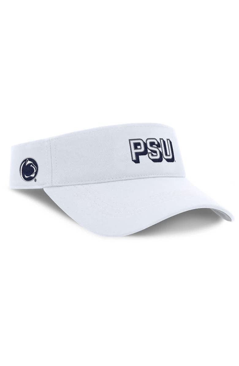 Nike Men's Nike White Penn State Nittany Lions 2025 On-Field Gameday Performance Ace Adjustable Visor, Alternate, color, White