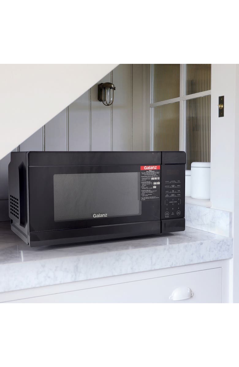 Galanz 0.9 Cu Ft. 900 Watt Counter Top Microwave Oven, Alternate, color, Black