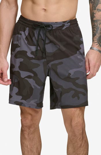 DKNY Core Volley Shorts Lined Swim Trunks | Nordstromrack