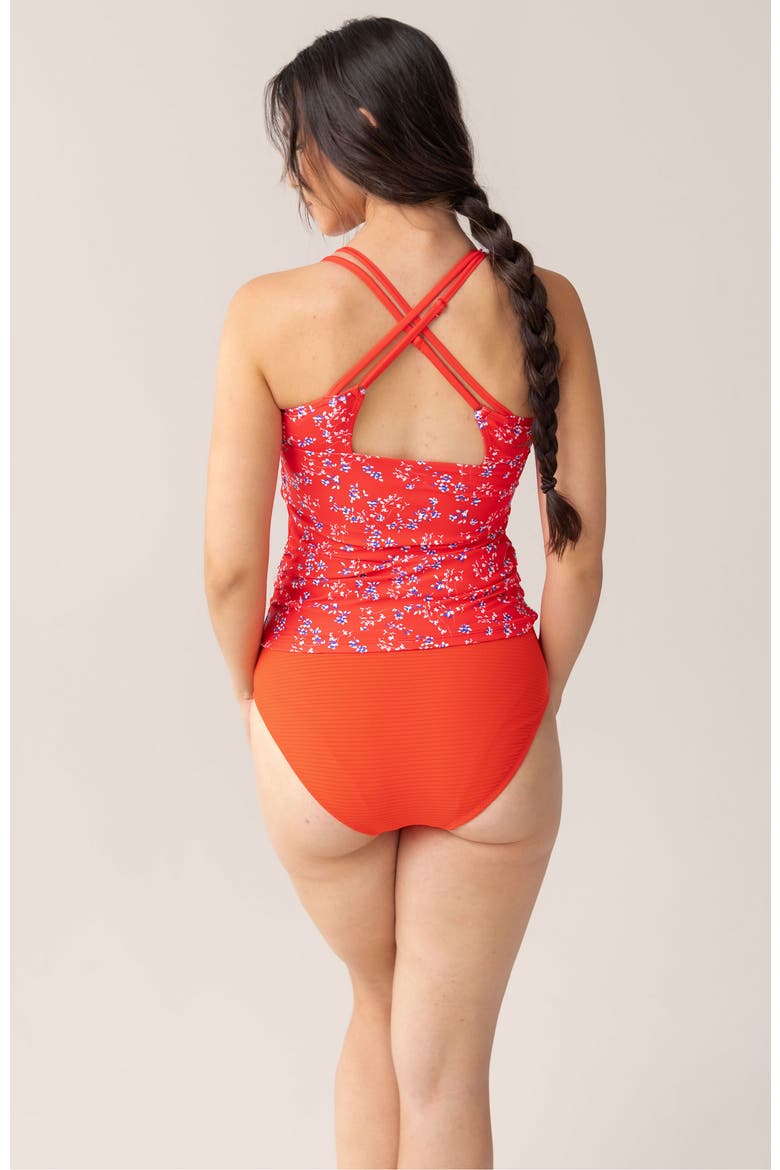 Tied Up Swim Bottom, Alternate, color, Poppy