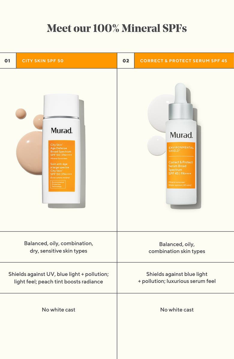 Murad<sup>®</sup> City Skin Age Defense Broad Spectrum SPF 50 PA++++, Alternate, color, 