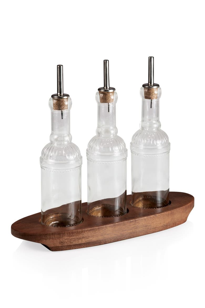 'Legacy Heritage Collection by Fabio Viviani - Oliera' Bottle Set, Main, color, BROWN