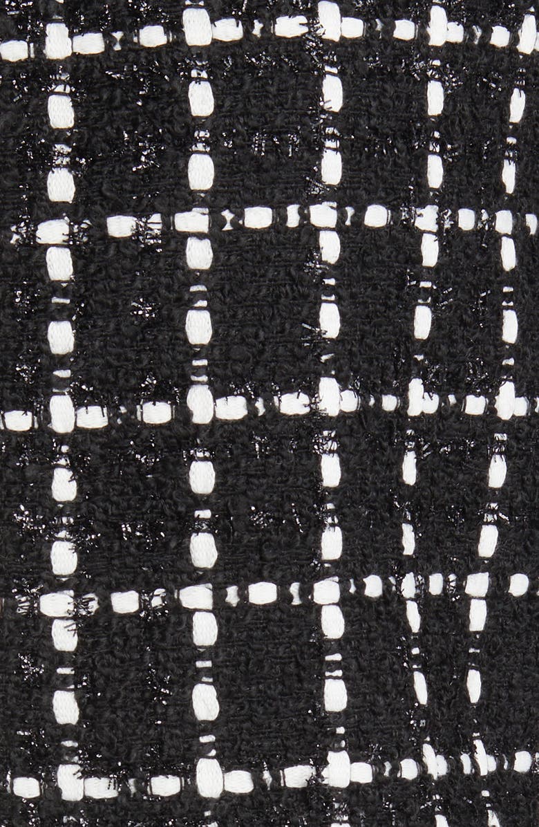 Alice + Olivia Renae Point Collar Tweed Jacket, Alternate, color,