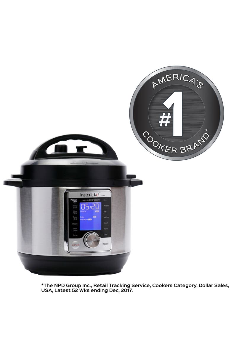 INSTANT POT Ultra 3-Quart 10-in-1 Multiuse Programmable Cooker, Alternate, color, 