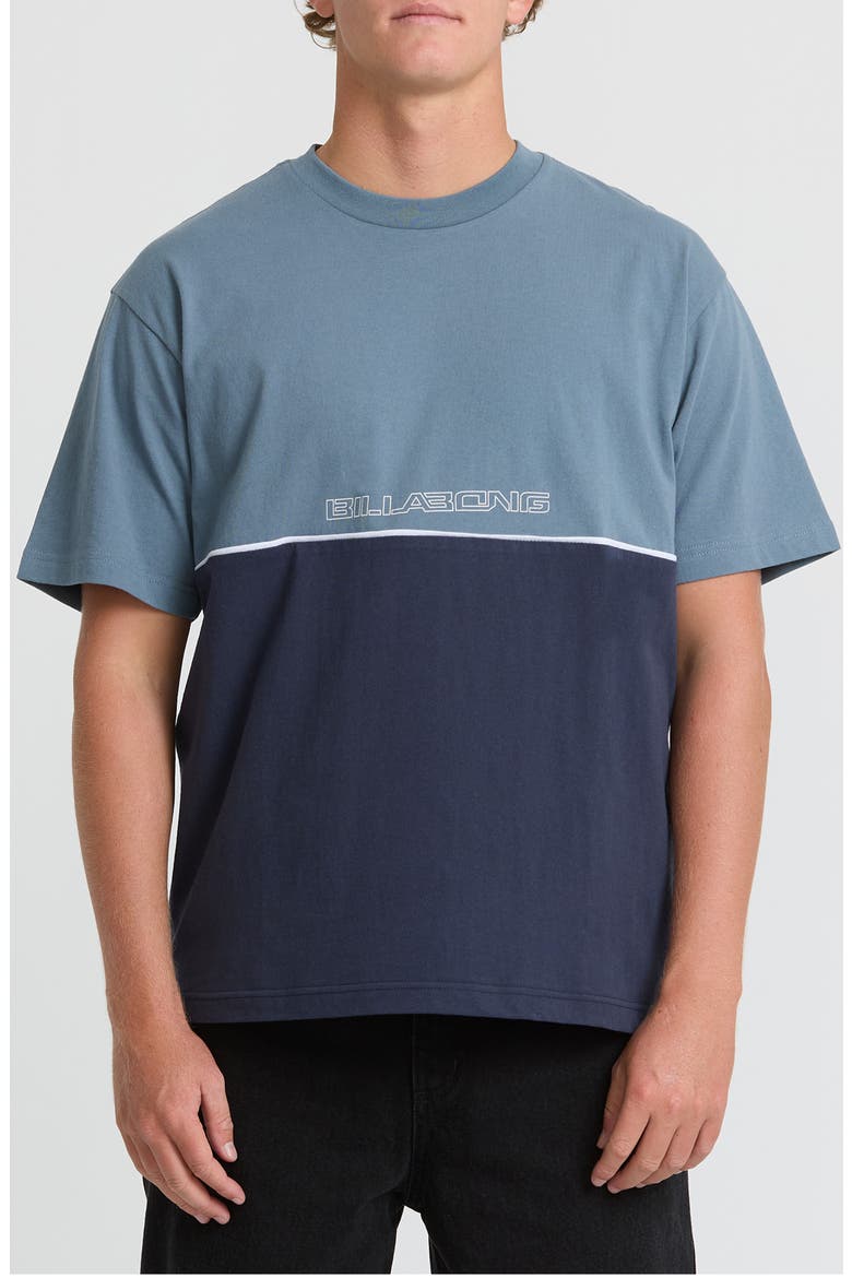 Spec 37 Legacy Colorblock Cotton T-Shirt, Main, color, DUSTY BLUE