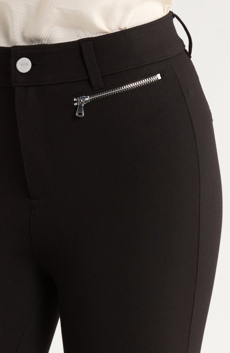 PAIGE Hattena Flare Pants, Alternate, color, Black