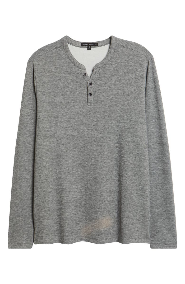 Robert Barakett Alec Heathered Henley, Alternate, color, Grey