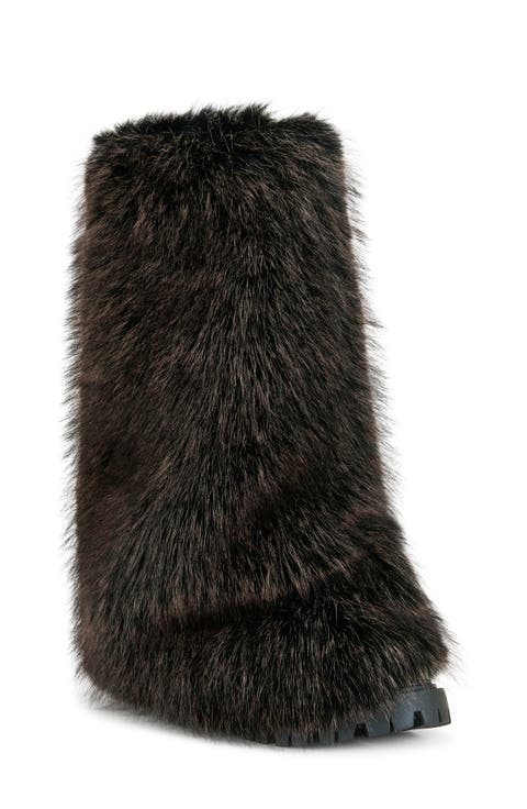 Lisboa Cuffed Faux Fur Bootie (Women)