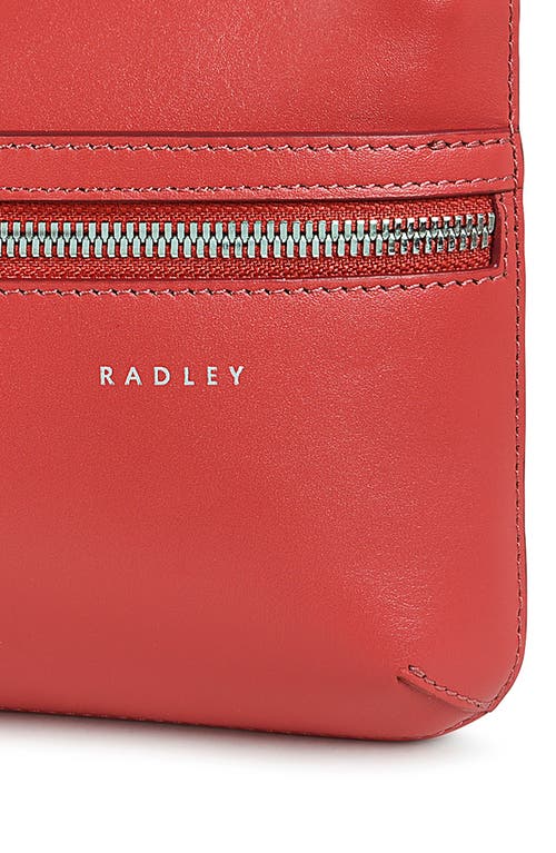 Radley Pockets Icon Mini Zip Crossbody Bag In Red