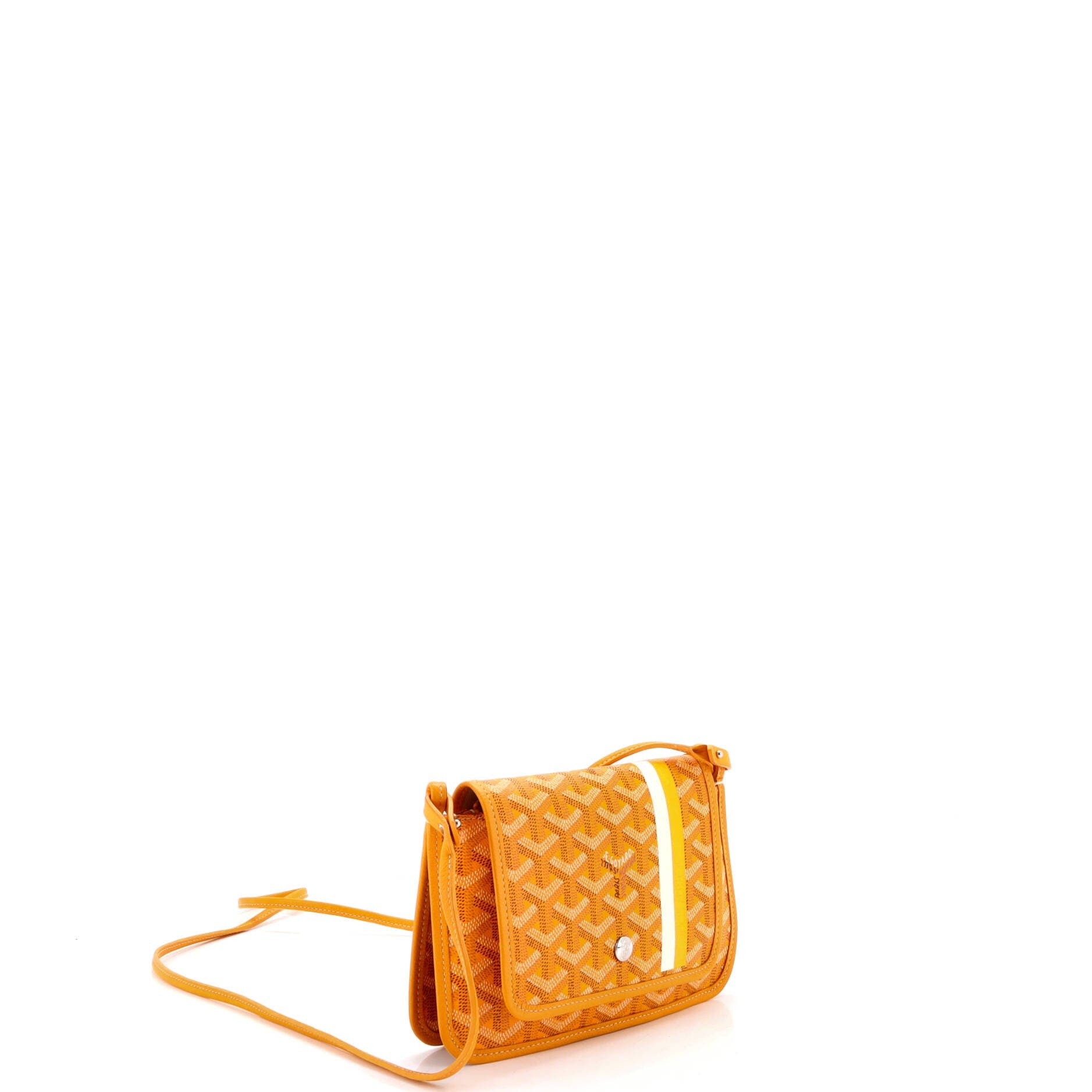 Plumet Clutch Wallet Printed Coated Canvas, Alternate, color, Yellow