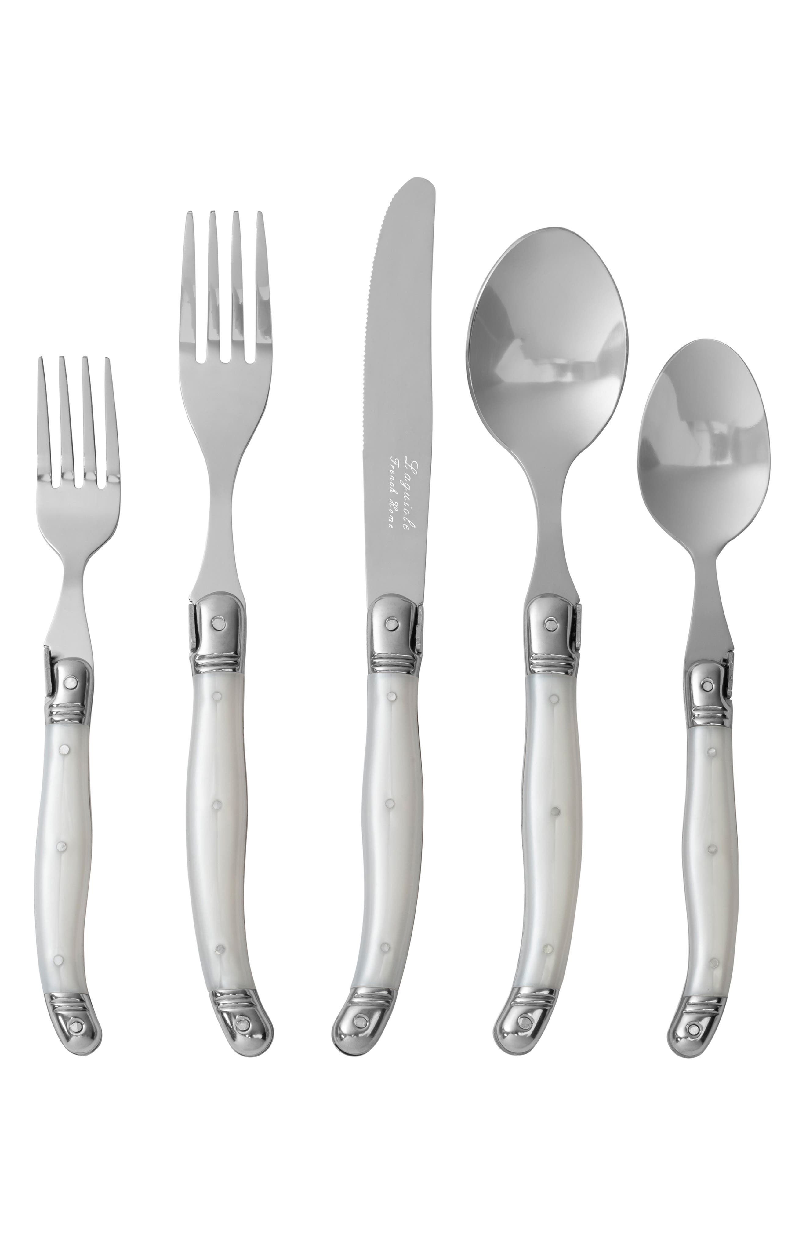 FRENCH HOME Laguiole 20-Piece Flatware Set