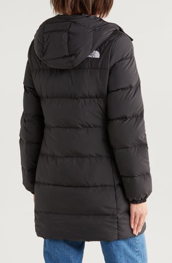 THE NORTH FACE Gotham Black Quilted Goose Down Puffer Jacket Hooded Women’s XS online