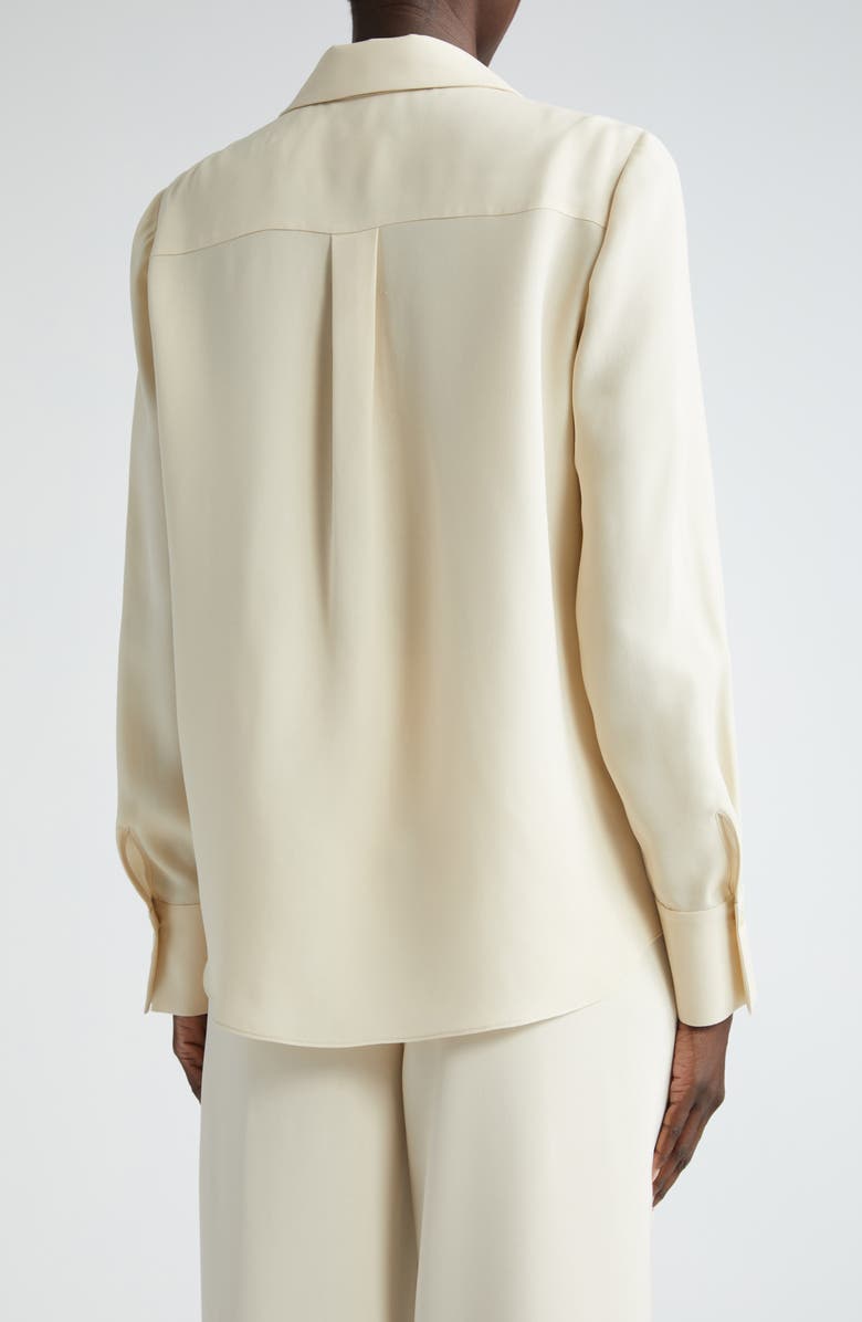 Lafayette 148 New York Sullivan Silk Stretch Crepe de Chine Pants, Alternate, color,