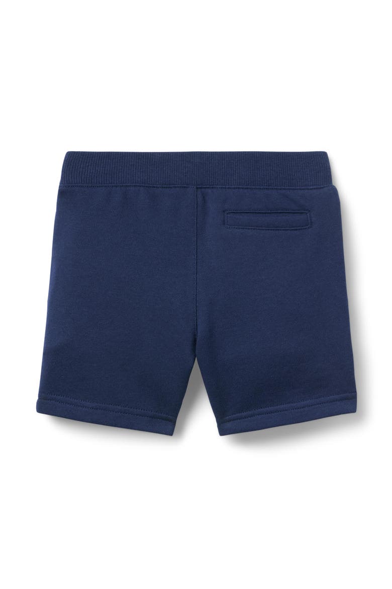 French Terry Pull-On Short, Alternate, color, Blue