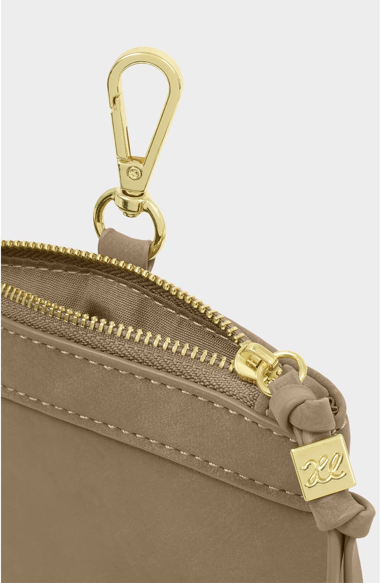 Katie Loxton Clip On Sunglasses Case, Alternate, color, Taupe Suedette