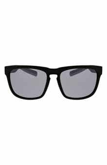 Hurley Modern 56mm Polarized Square Sunglasses
