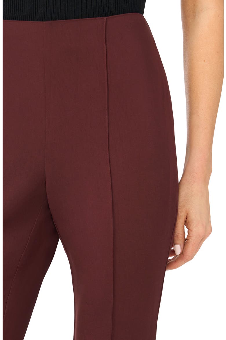 Louisa Pintuck Ankle Pants, Alternate, color, BITTER CHOCOLATE